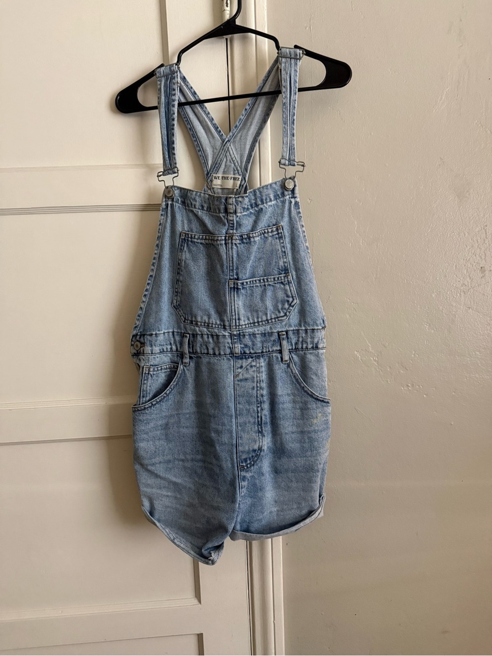 Free people ziggy short overalls